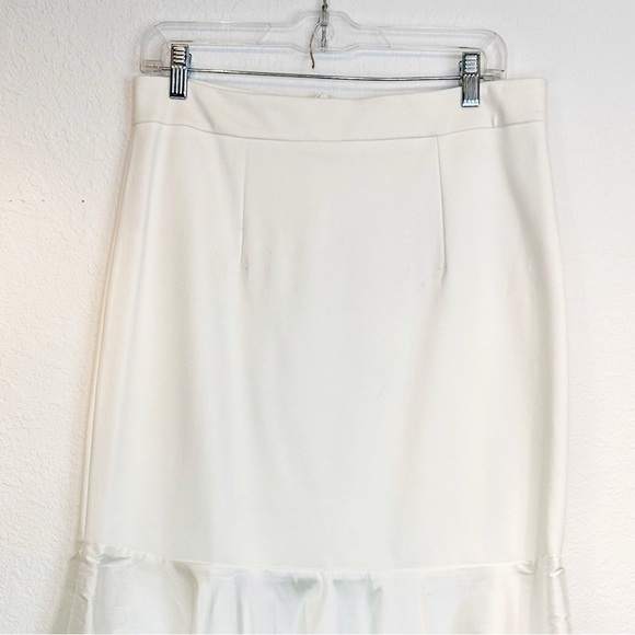 Vita Grace Sienna Cocktail Contrast Fit n Flare Skirt Alabaster Size 12 - Picture 3 of 13